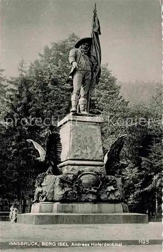 AK / Ansichtskarte Innsbruck Berg Isel Andreas Hofer Denkmal Statue Kat. Innsbruck