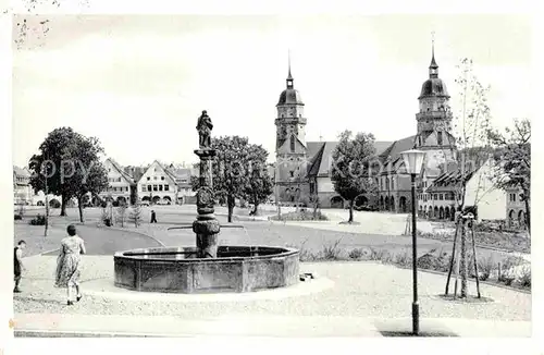 AK / Ansichtskarte Freudenstadt Marktplatz Stadtkirche Kurort im Schwarzwald Kat. Freudenstadt