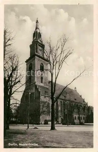 AK / Ansichtskarte Berlin Marienkirche Kat. Berlin