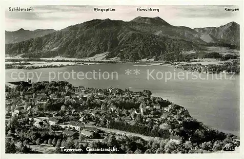 AK / Ansichtskarte Tegernsee Panorama Bergketten Kat. Tegernsee