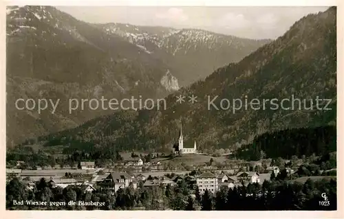 AK / Ansichtskarte Bad Wiessee Blauberge Panorama Kat. Bad Wiessee