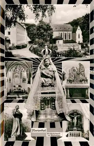 AK / Ansichtskarte Marienthal Westerwald Kloster Mutter Gottes Figur Kat. Seelbach bei Hamm (Sieg)