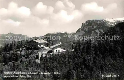 AK / Ansichtskarte Kufstein Tirol Berghaus Aschenbrenner Kaiserlift Bergstation Zahmer Kaiser Kat. Kufstein