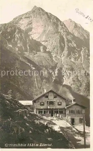 AK / Ansichtskarte Grawandhuette Zillertal  Kat. Mayrhofen