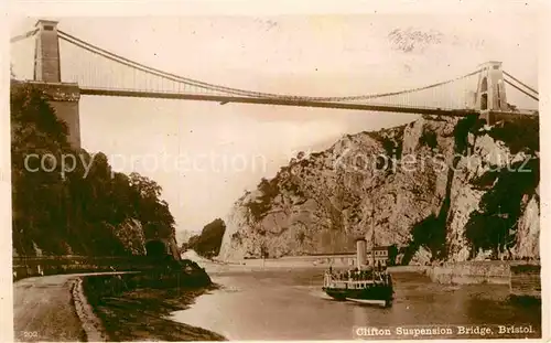 AK / Ansichtskarte Bristol UK Clifton Suspension Bridge  Kat. Bristol City of