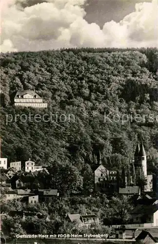 AK / Ansichtskarte Gernrode Harz FDGB Heim Stubenberg Kat. Gernrode Harz