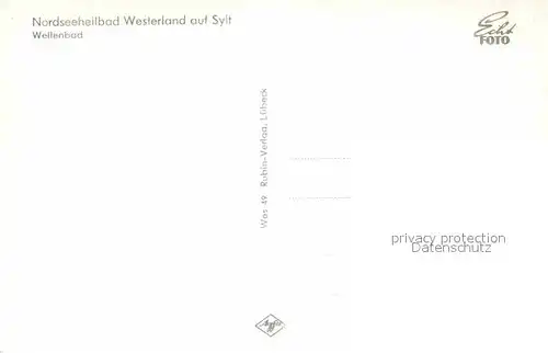 AK / Ansichtskarte Westerland Sylt Wellenbad  Kat. Westerland