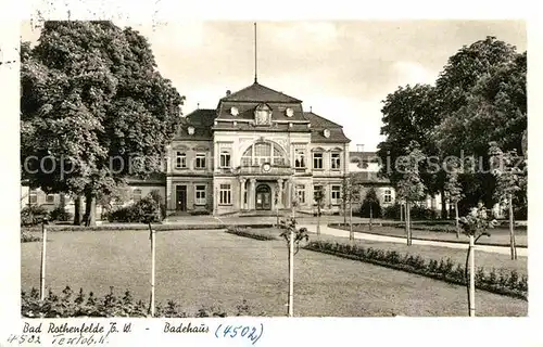 AK / Ansichtskarte Bad Rothenfelde Badehaus  Kat. Bad Rothenfelde