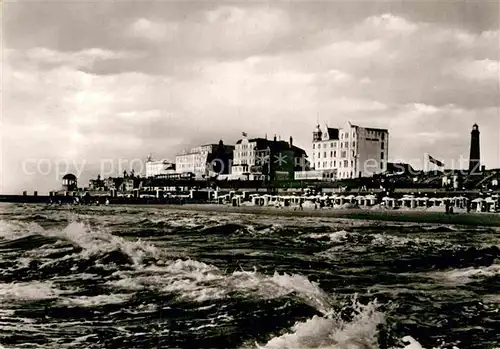 AK / Ansichtskarte Borkum Nordseebad Strand  Kat. Borkum