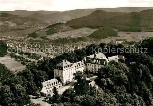 AK / Ansichtskarte Laasphe Fliegeraufnahme Schloss Wittgenstein Kat. Bad Laasphe