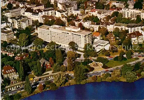 AK / Ansichtskarte Hamburg Fliegeraufnahme Hotel Inter Continental Aussenalster Kat. Hamburg