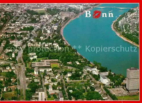 AK / Ansichtskarte Bonn Rhein Fliegeraufnahme Regierungsviertel Kat. Bonn