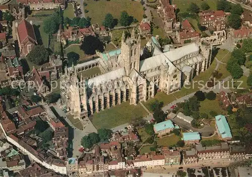 AK / Ansichtskarte Canterbury UK Fliegeraufnahme Kathedrale Kat. Canterbury