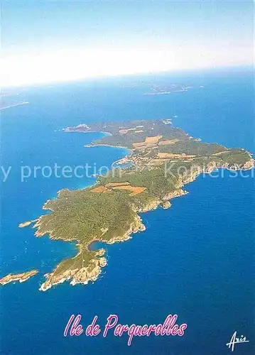 AK / Ansichtskarte Porquerolles Fliegeraufnahme Kat. Hyeres