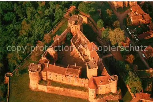 AK / Ansichtskarte Quercy Fliegeraufnahme Chateau de Castelnau Bretenoux