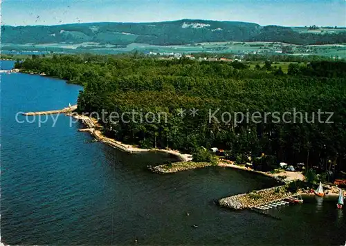 AK / Ansichtskarte Yvonand Fliegeraufnahme Campingplatz  Kat. Yvonand