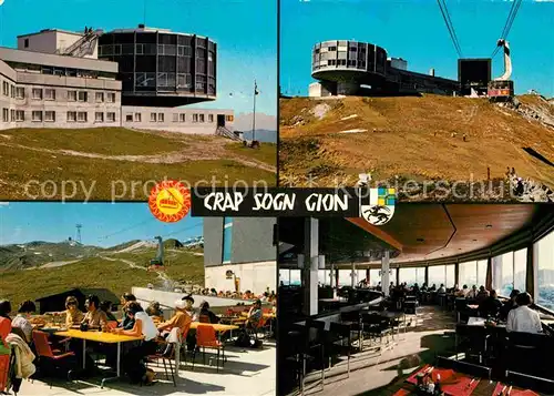 AK / Ansichtskarte Crap Sogn Gion Hotel Panoramarestaurant Bergstation Kat. Crap Sogn Gion