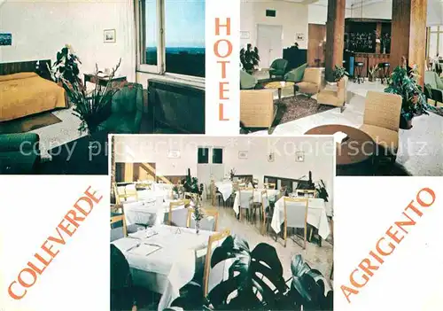 AK / Ansichtskarte Agrigento Hotel Colleverde Kat. Agrigento