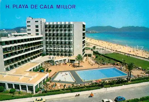 AK / Ansichtskarte Cala Millor Mallorca Fliegeraufnahme Hotel Playa  Kat. Islas Baleares Spanien