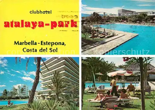 AK / Ansichtskarte Marbella Andalucia Hotel Atalaya Park Poolbereich Kat. Marbella