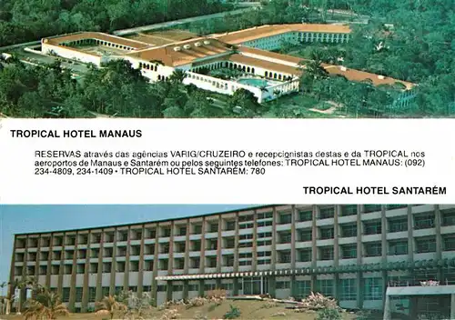 AK / Ansichtskarte Brasilia Tropical Hotel Manaus und Santarem Kat. Brasilia