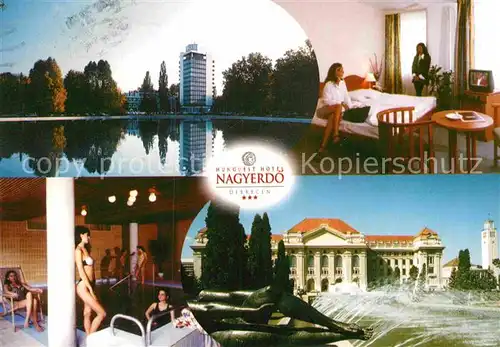 AK / Ansichtskarte Debrecen Debrezin Hotel Nagyerdo Hotel Grosser Wald