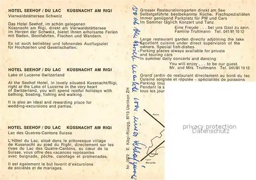 AK / Ansichtskarte Kuessnacht Hotel Seehof  Kat. Kuessnacht