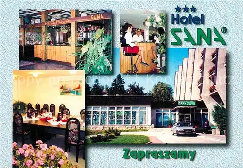 AK / Ansichtskarte Polanica Zdroj  Hotel Sanatorium Zapraszamy Kat. Polen