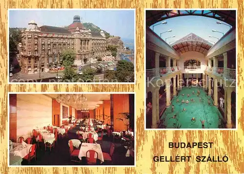 AK / Ansichtskarte Budapest Hotel Gellert Szallo Kat. Budapest