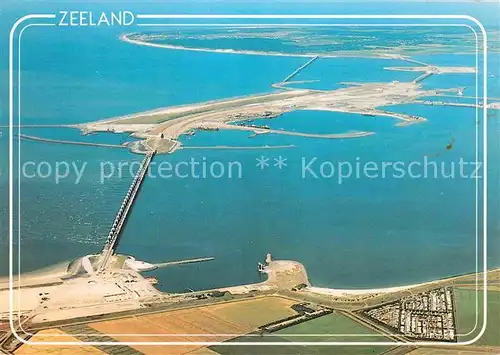AK / Ansichtskarte Zeeland Niederlande Fliegeraufnahme Oosterschelde Sluitgat Kat. Niederlande