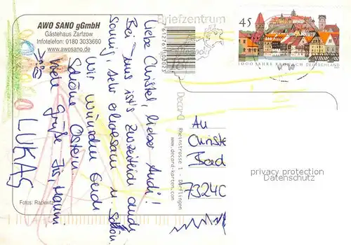 AK / Ansichtskarte Rerik Ostseebad Gaestehaus Zarfzow Kat. Ostseebad Rerik