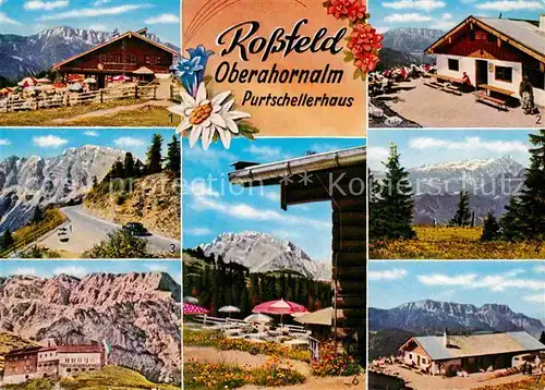 AK / Ansichtskarte Rossfeldhuette Oberahornhalm Hoher Goell Dachstein Kat. Berchtesgaden