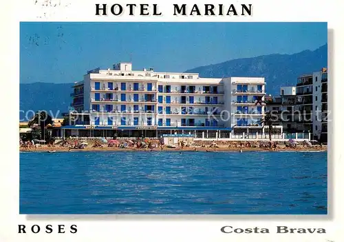 AK / Ansichtskarte Roses Costa Brava Hotel Marian Kat. Spanien