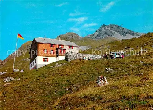 AK / Ansichtskarte Edelhuette mit Ahornspitze Kat. Mayrhofen