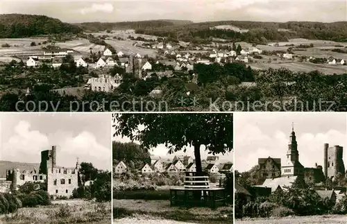 AK / Ansichtskarte Beilstein Westerwald Panorama Burgruine Kirche  Kat. Greifenstein