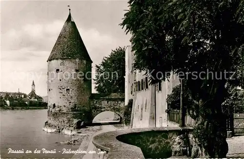 AK / Ansichtskarte Passau Pulverturm Inn Kat. Passau