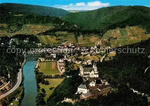 AK / Ansichtskarte Obernhof Lahn Fliegeraufnahme Kloster Arnstein Kat. Obernhof