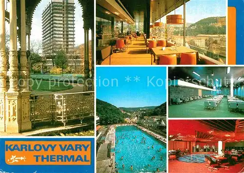 AK / Ansichtskarte Karlovy Vary Hotel Thermal Kat. Karlovy Vary Karlsbad