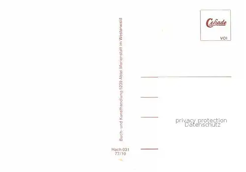 AK / Ansichtskarte Marienstatt Westerwald Zisterzienser Abtei  Kat. Streithausen