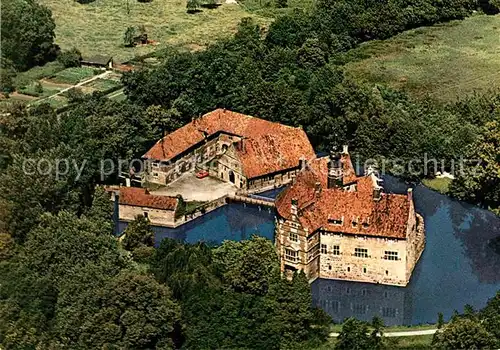 AK / Ansichtskarte Luedinghausen Fliegeraufnahme Wasserburg Vischering Kat. Luedinghausen