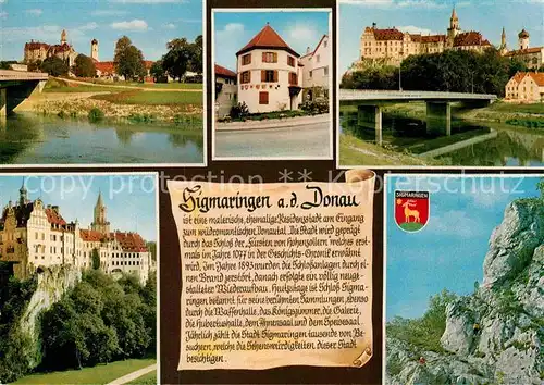 AK / Ansichtskarte Sigmaringen Bberge Schloss Bruecke  Kat. Sigmaringen