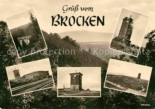 AK / Ansichtskarte Brocken Harz 