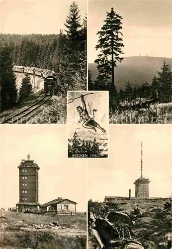 AK / Ansichtskarte Brocken Harz 