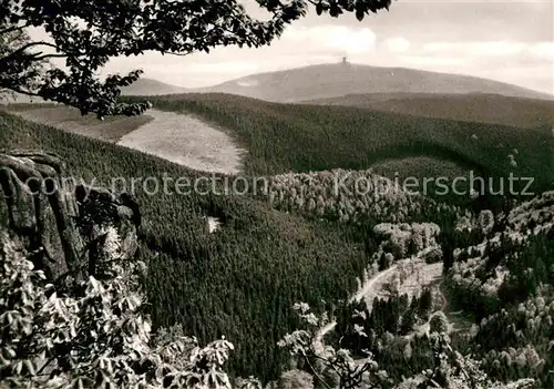 AK / Ansichtskarte Brocken Harz Rapenklippen 