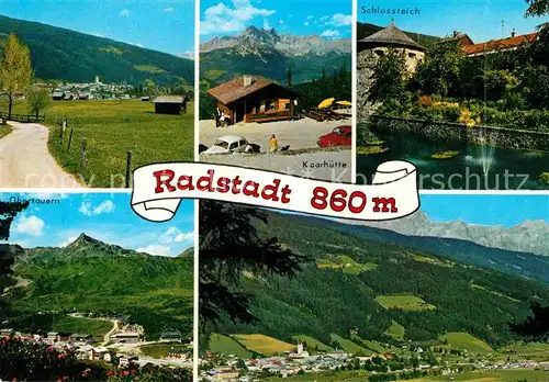 AK / Ansichtskarte Radstadt Kaarhuette Schlossteich Kat. Radstadt