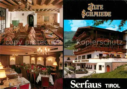 AK / Ansichtskarte Serfaus Tirol Hotel Alte Schmiede Kat. Serfaus