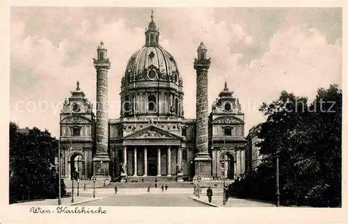 AK / Ansichtskarte Wien Karlskirche Kat. Wien