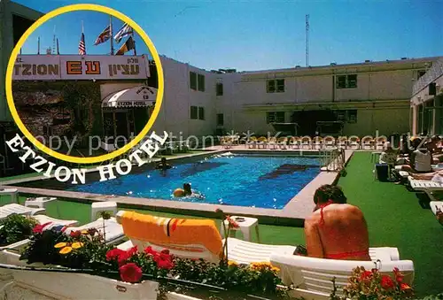 AK / Ansichtskarte Eilat Etzion Hotel Pool Kat. Eilat