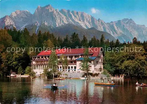 AK / Ansichtskarte Badersee Zugspitzgruppe Kat. Grainau