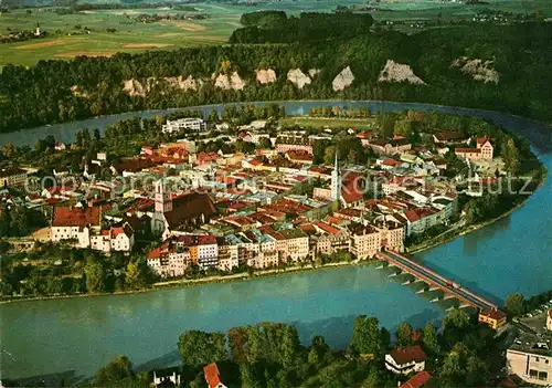 AK / Ansichtskarte Wasserburg Inn Fliegeraufnahme Kat. Wasserburg a.Inn